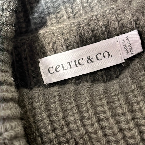 Celtic & Co. Sweater Colourblock Turtleneck Size L - Picture 10 of 13